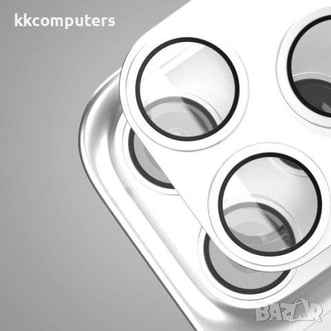 Etteri протектор задна камера пълна защита за iPhone 17 Pro Max (6.9), сребрист, снимка 3 - Фолия, протектори - 54157993