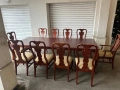 Правоъгълна трапезна маса и столове DREXEL HERITAGE, снимка 1