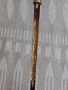 Много рядък бастун с тристранно острие с клеймо"Толедо"дръжка от рог, снимка 4