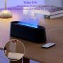 Нов Арома Дифузер с LED Пламък и Дистанционно, Тих 300ml за дом йога, снимка 3