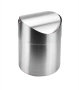 Мини кошче за боклук с капак, 12x12x16см, 1.5л, неръждаема стомана, елегантен дизайн, снимка 5