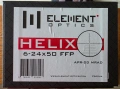 Element Optics HELIX GEN 2 6-24×50 FFP-APR-2D MRAD , снимка 7