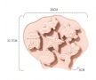 7 големи мида морска звезда морско конче костенурка октопод силиконов молд форма шоколад гипс сапун, снимка 2