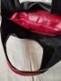 ЕСТЕСТВЕНА КОЖА на MOSCHINO голяма дамска чанта в черно и червено, снимка 6