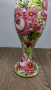 Ръчно рисувана ваза с интересна форма и дизайн.Височина 24,5 см,, снимка 7