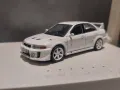 метална количка Mitsubishi lancer evolution v 1/64 , снимка 2