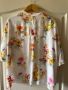 Разкошна нова one size овърсайз  Мароко елегантна риза zara Zara Зара цветя 100 % вискоза , снимка 2