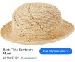 Barts- Tikia-M- Страхотна сламена шапка с малка периферия , снимка 6