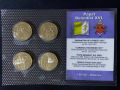 Либерия 2005 – Комплектен сет от 4 монети – Папа Бенедикт XVI, снимка 1 - Нумизматика и бонистика - 45495140