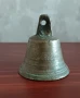 Стара бронзова камбанка, звънче, хлопка, снимка 1