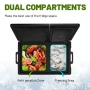 Alpicool CD45 хладилна кутия с фризер Bluetooth 30L 12V 24V 220V компресорен авто хладилник, снимка 6