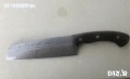 Широк кухненски нож / сатър 180х300 мм ръчно кован, снимка 1