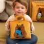 Мека капибара възглавничка 2-в-1 – играчка и одеяло за гушкане Labubu capy Bara , снимка 10
