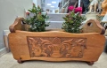 Сандъче за цветя, масив, дърворезба , снимка 1