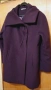 ВЪЛНЕНО ПАЛТО ЗА ЕДРА ЖЕНА  ТЪМНО ЛИЛАВО, СУПЕР ЕВТИНО!, снимка 8