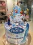 Картонена торта Frozen Елза Замръзналото Кралство , снимка 3