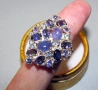 925 сребърен пръстен с танзанит, снимка 3