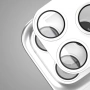 Etteri протектор задна камера пълна защита за iPhone 17 Pro Max (6.9), сребрист, снимка 3