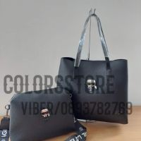 Черна чанта Karl Lagerfeld/SG50Z, снимка 5 - Чанти - 42813144