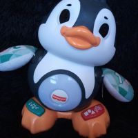 Интерактивна бебешка играчка пингвин Fisher Price Valentine The Penguin , снимка 1 - Музикални играчки - 45489795