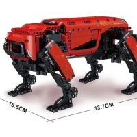 Електрическо куче робот за сглобяване - 936 части с дистанционно управление, снимка 3 - Образователни игри - 45186561
