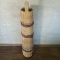 Стара дървена буталка за масло., снимка 11 - Антикварни и старинни предмети - 45681632
