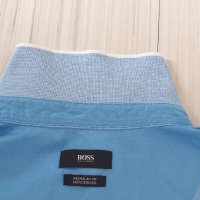 Hugo Boss Mercerised Cotton Mens Size 50/L  ОРИГИНАЛНА Тениска!, снимка 12 - Тениски - 45671582