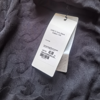 Черно релефно поло Corso Italia, снимка 7 - Блузи с дълъг ръкав и пуловери - 44956083