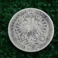 сребърна монета 1 флорин 1859г. Австро-Унгария., снимка 1 - Нумизматика и бонистика - 45891905