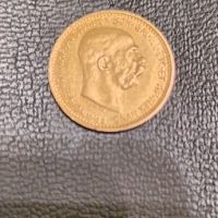 Златна монета 10 Корони "Франц ЙосиФ I" 1909 г. (историческа монета), снимка 1 - Нумизматика и бонистика - 45649924