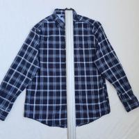 Нова Мъжка Риза Tommy Hilfiger Размер XL Синя Карирана, снимка 15 - Ризи - 45217815