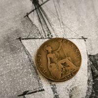 Монета - Великобритания - 1/2 (половин) пени | 1914г., снимка 1 - Нумизматика и бонистика - 45492083