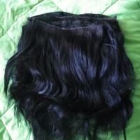 Естествена  коса,(8 бр треси..258 гр)+подарък късо лятно яке от плат, ново размер L , снимка 1 - Други - 45263212