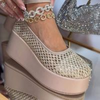 💯✨Стилни дамски обувки на платформа два цвята✨💯, снимка 1 - Дамски елегантни обувки - 45383738
