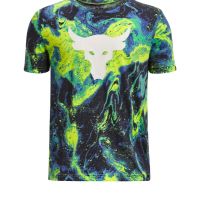 Детска тениска UNDER ARMOUR x Project Rock Marble All Over Print Tee Multicolor, снимка 1 - Детски тениски и потници - 45750488