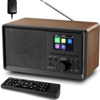 BIAOQINBO Dab/Dab+ радио с Bluetooth 5.0 Цифрово FM радио Носталгично преносимо радио , снимка 2 - Радиокасетофони, транзистори - 45804884