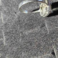 Сребърен пръстен с камък, снимка 3 - Пръстени - 45446117