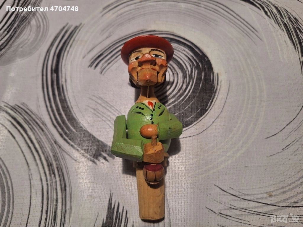 Колекционерска коркова тапа за вино , снимка 1