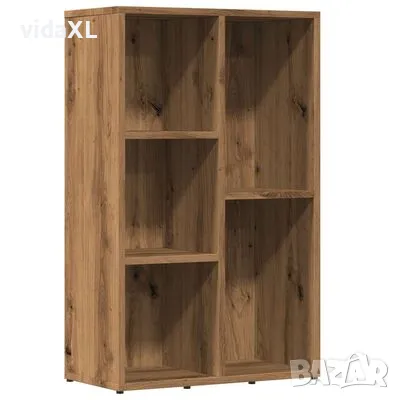 vidaXL Библиотека, дъб артизан, 45x25x80 см, инженерно дърво（SKU:855781）, снимка 1