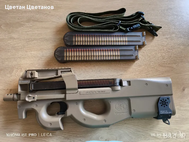 Airsoft/Еърсофт реплика Cybergun FN P90, снимка 1