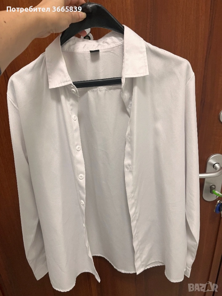 Бяла риза за момче/младеж, снимка 1
