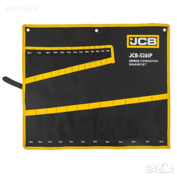 Органайзер за звездогаечни ключове 25бр. JCB, снимка 1