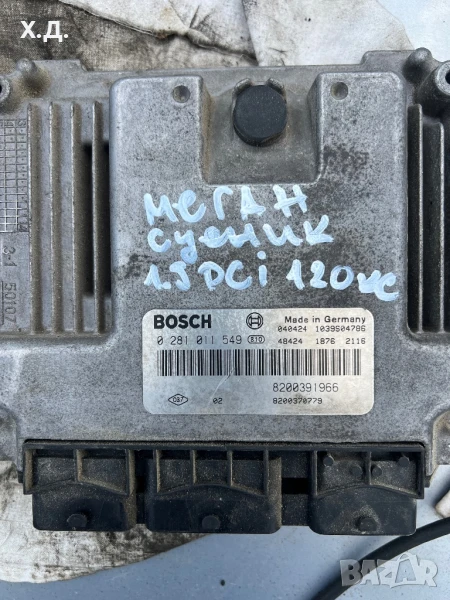 Компютър двигател Рено Меган/Сценик 1.9дци 120коня , снимка 1