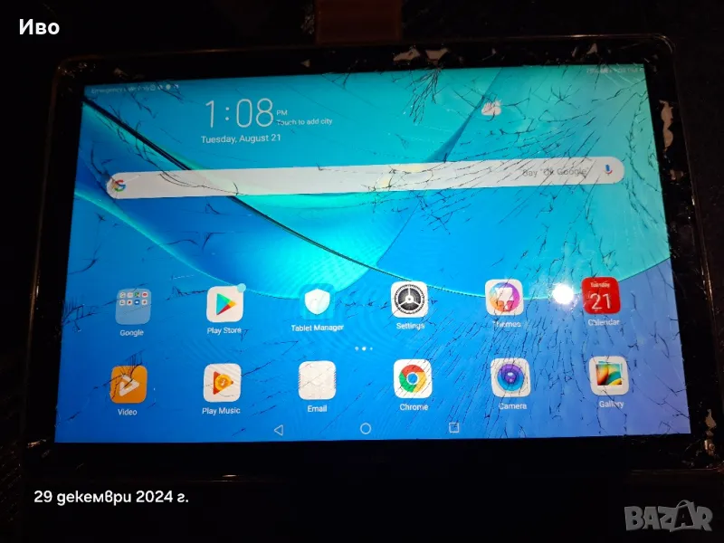  Таблет huawei media 5 със счупен дисплей , снимка 1