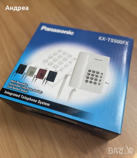НОВ! Телефон Panasonic KX-TS500FX, снимка 1
