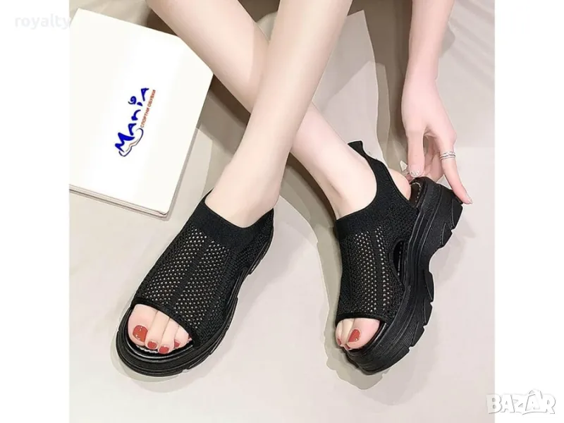 Дамски сандали на повдигнато ходило Различни цветове , снимка 1