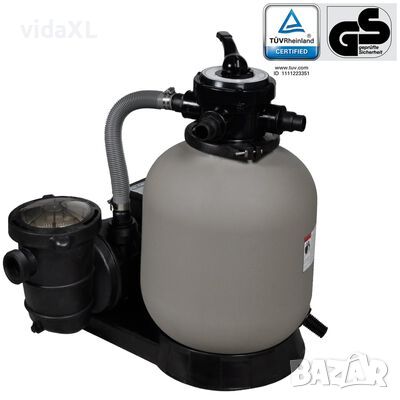 vidaXL Пясъчна филтърна помпа, 600 W, 17000 л/ч（SKU:90396, снимка 1