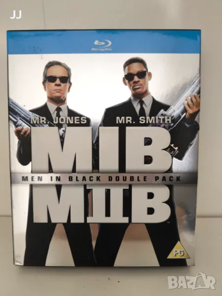 Мъже в черно Double pack Men in black 1 и 2 blu-ray блу-рей филм, снимка 1