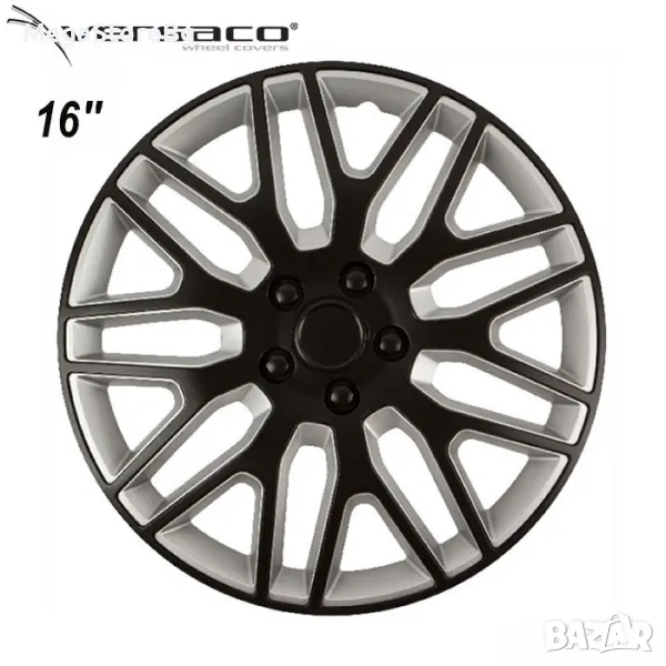 Тасове за джанти 16'' Versaco Dakar Black/Silver, снимка 1