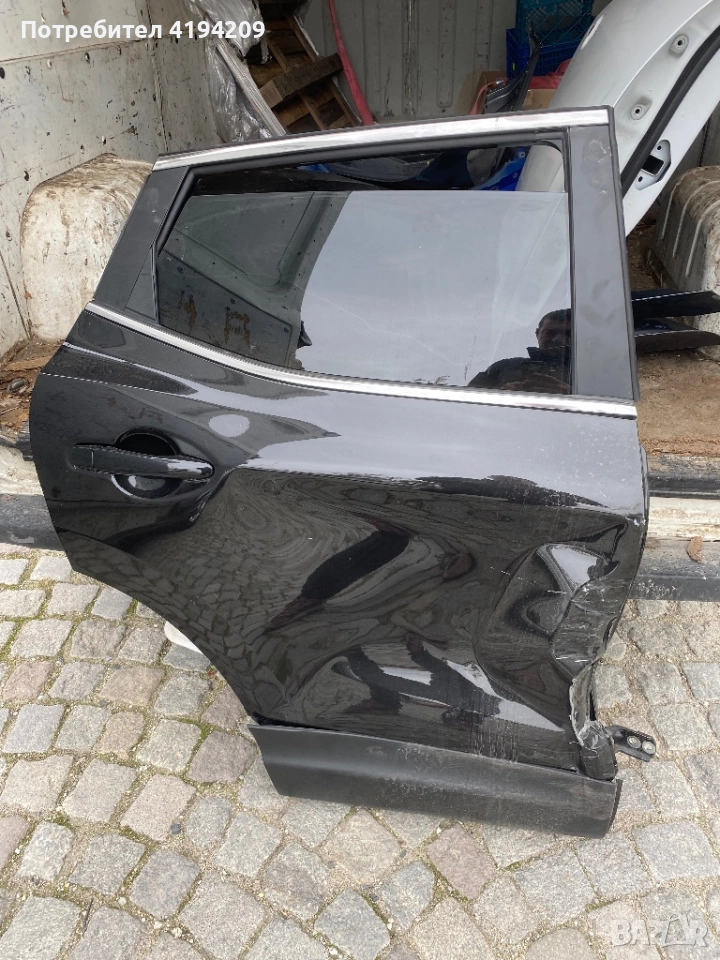 Qashqai Nissan десни стъкла врати, снимка 1